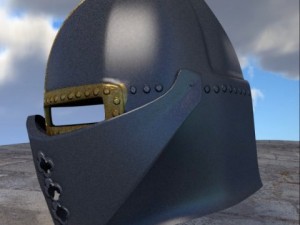 crusader helm 3D 模型