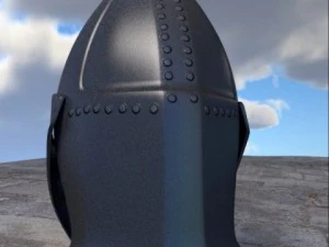 十字軍の兜 3Dモデル
