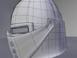 十字軍の兜 3Dモデル