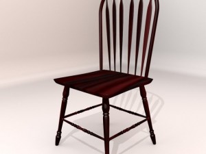 windsor side chair 3D मॉडल