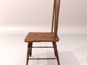windsor side chair 3D मॉडल