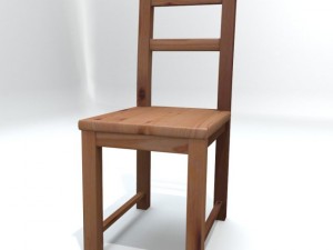 ikea chair ivar Modelo 3D