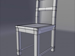 ikea chair ivar Model 3D