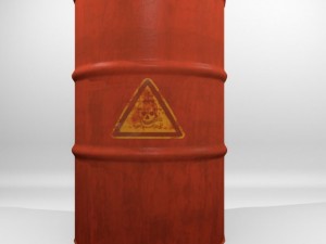 55 gallon drum 3D Model