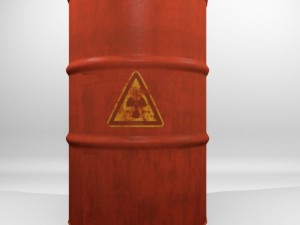 55 gallon drum 3D Model