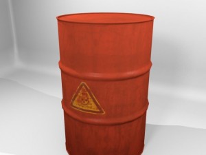 55 gallon drum 3D Model