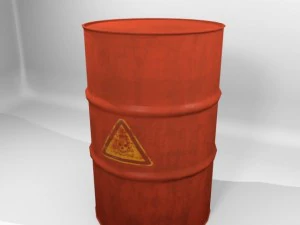 55 gallon drum 3D Model