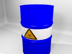 55 gallon drum 3D Model