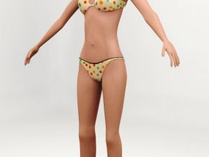 sexy 3d character sofie 3D मॉडल