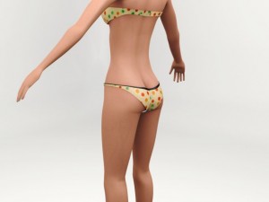 sexy 3d character sofie 3D मॉडल