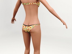 sexy 3d character sofie 3D मॉडल