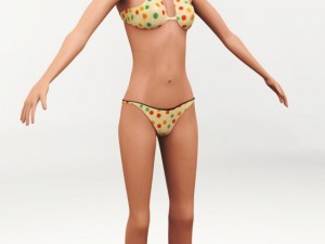 sexy 3d character sofie 3D मॉडल