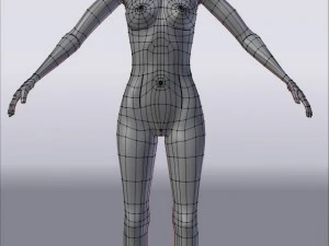 sexy 3d character sofie 3D Model
