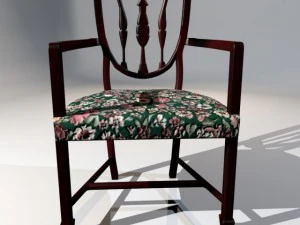 edwardian dining chair 3D Model