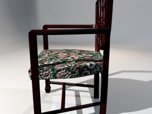 edwardian dining chair 3D Model