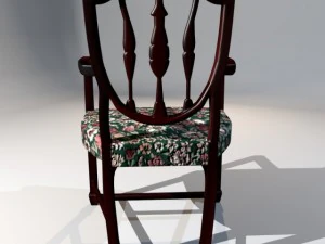 edwardian dining chair 3D Model
