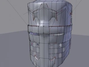 norman knight helmet 3D Model