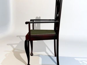 dining chair set 3D Model