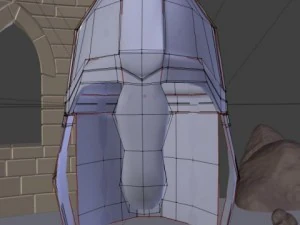 medieval knight helmet 3D Model