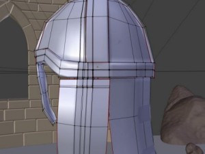 medieval knight helmet Model 3D