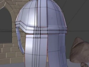 medieval knight helmet 3D Model