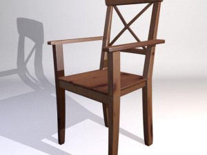 ikea chair ingolf Modelo 3D