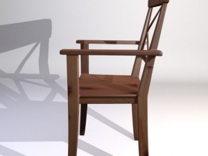 ikea chair ingolf Modèle 3D