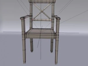 ikea chair ingolf 3D Model