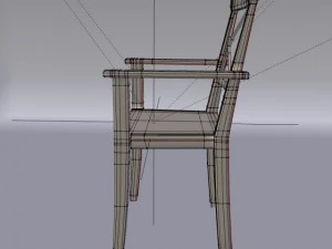 ikea chair ingolf 3D Model