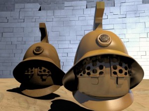 ancient gladiator helmet Modelo 3D