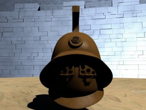ancient gladiator helmet Modello 3D