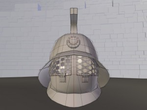 ancient gladiator helmet Modello 3D