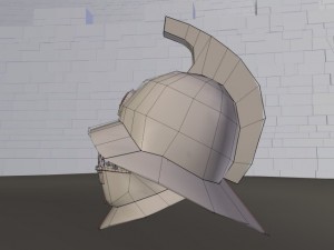 ancient gladiator helmet Modello 3D