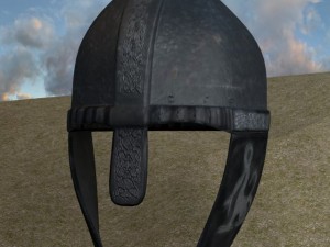 3d ancient medieval helmet Modelo 3D