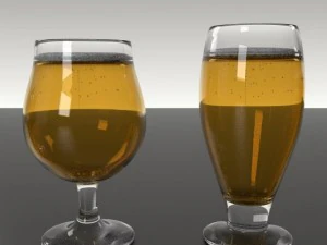 glass  beer bottle collection 3D Model