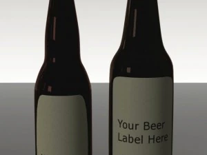 glass  beer bottle collection 3D Model