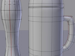 glass  beer bottle collection Modèle 3D