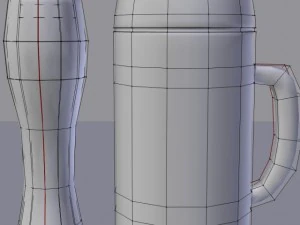 glass  beer bottle collection 3D Model
