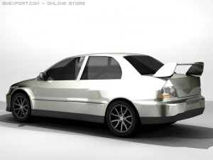 mitsubishi lancer evolution ix 3D Model