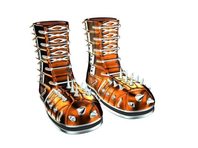boots3 3D Model .c4d .max .obj .3ds .fbx .stl .blend