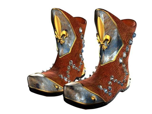 boots5 3D Model .c4d .max .obj .3ds .fbx .stl .blend 