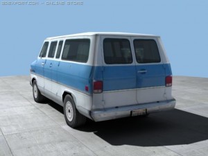 chevy sports van Modelo 3D