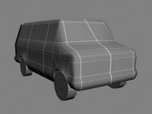 chevy sports van 3D Model