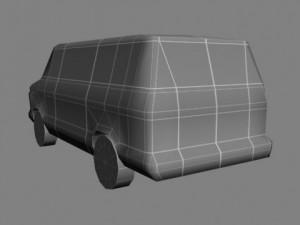 chevy sports van Modelo 3D