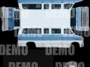 chevy sports van Modelo 3D