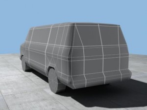 chevy sports van lwb 3D 모델