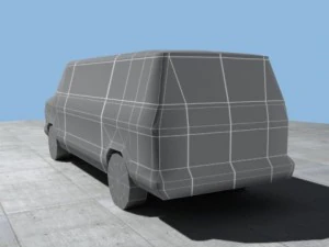 chevy sports van lwb 3D Model