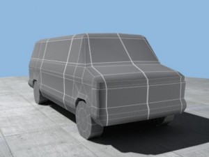 chevy sports van lwb 3D 모델