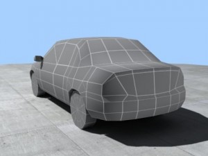 mitsubishi lancer 2003 sedan 3D 모델