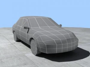 mitsubishi lancer 2003 sedan 3D Model
